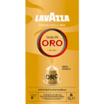 Confezione da 10 capsule di caffè Lavazza capsule compatibili Nespresso Qualità Oro