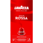 Confezione da 10 capsule di caffè Lavazza capsule compatibili Nespresso Qualità Rossa